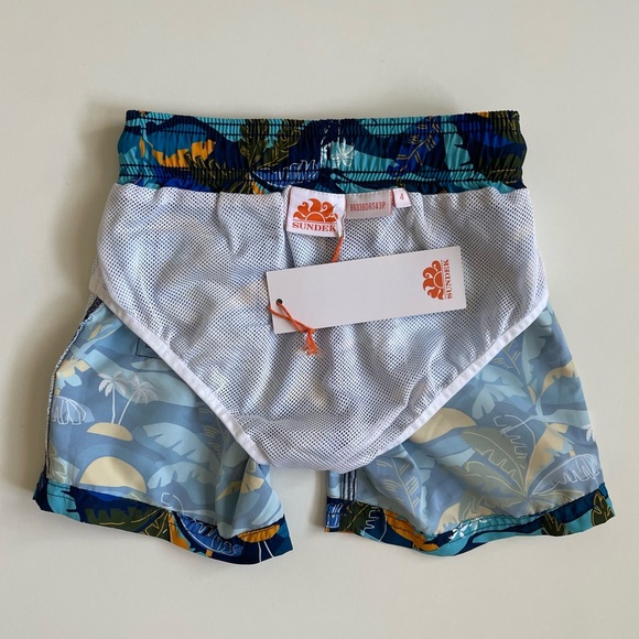 Sundek Boy’s Safari Print Board Shorts - Marine - Size 4 - Picture 7 of 12